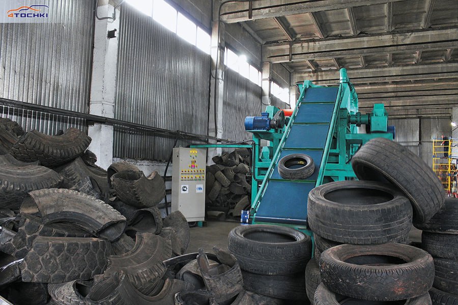 В России будут перерабатывать до 80 процентов старых шин.